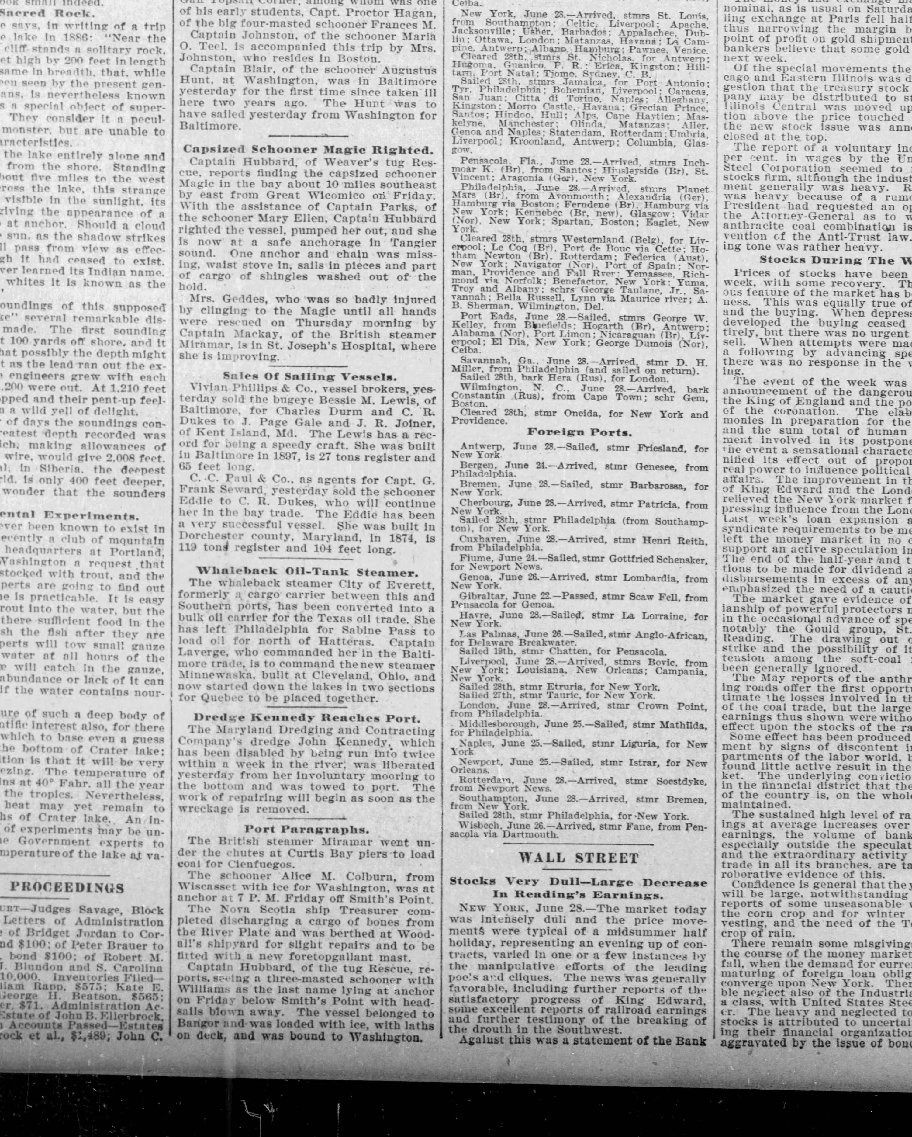 Bessie M. Lewis newspaper article